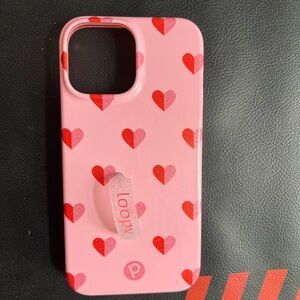 iPhone 13 Pro Max heart loopy case